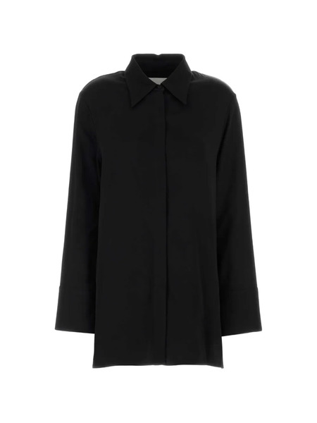  Jil Sander Long-sleeve Oversized Shirt - Black 
