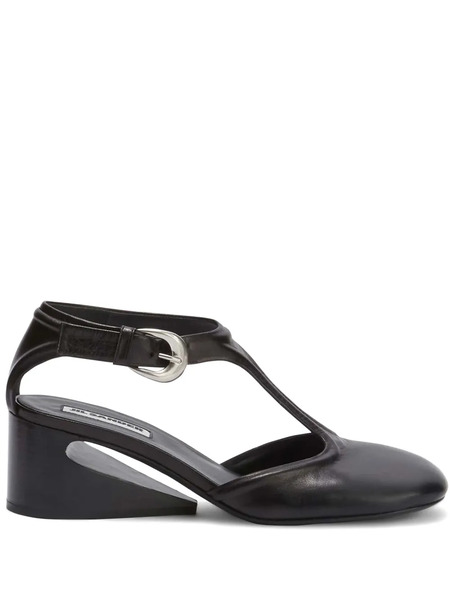  Jil Sander Mary Jane Pumps - Black 