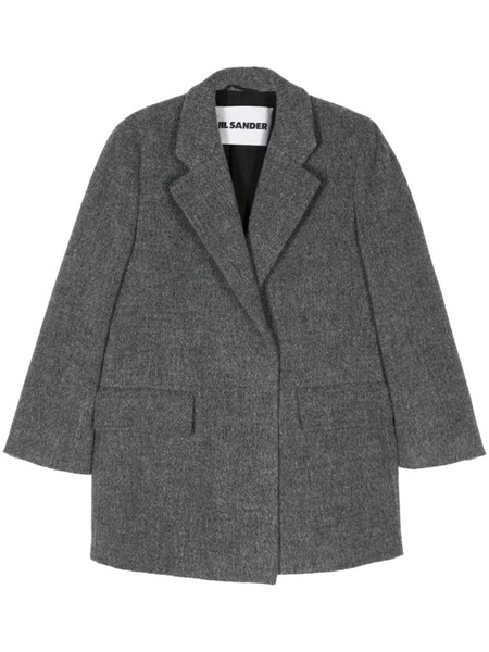  Jil Sander Mélange-effect Blazer - Grey 