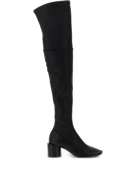  Jil Sander 60mm Leather Round-toe Boots - Black 