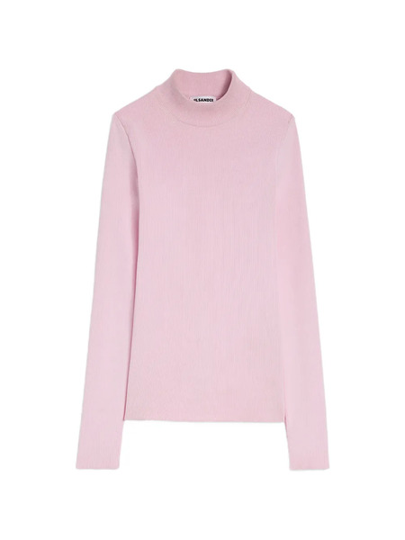  Jil Sander Mock-neck Sweater - Pink 
