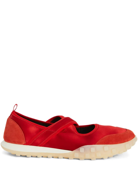  Jil Sander Moon Ballet Flats - Red 