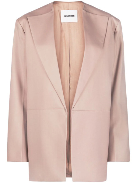  Jil Sander Open-front Tailored Jacket - Neutrals 