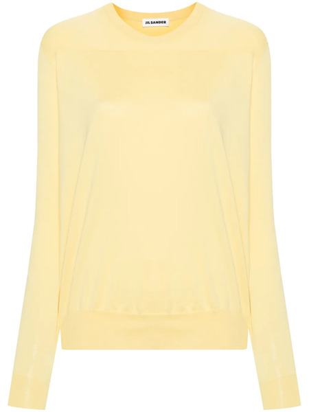  Jil Sander Panelled Cotton Jumper - Yellow 