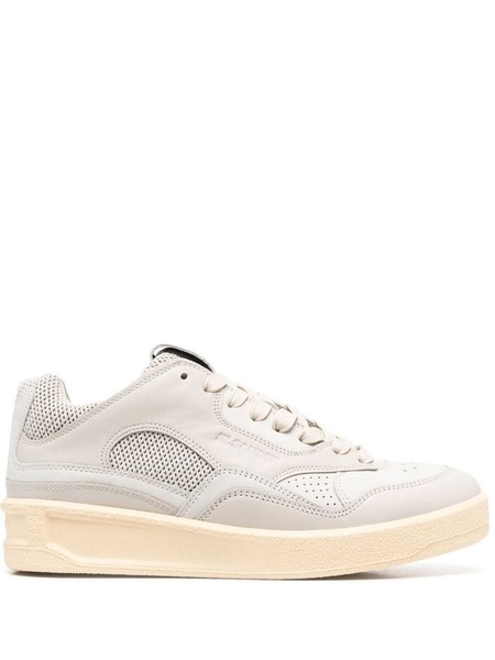  Jil Sander Panelled Low-top Sneakers - Grey 