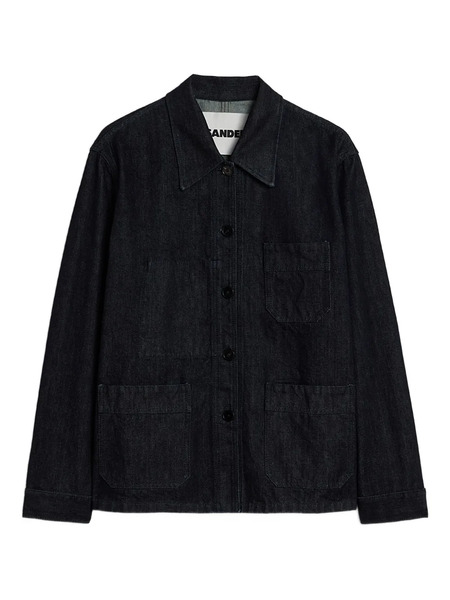  Jil Sander Patch-pocket Denim Jacket - Blue 