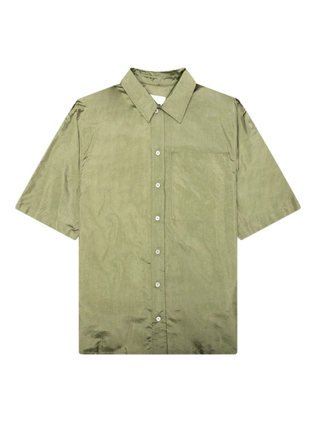  Jil Sander Patch-pocket Shirt - Green 