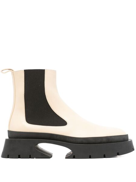  Jil Sander Pre-owned Chunky-sole Chelsea Boots - Neutrals 