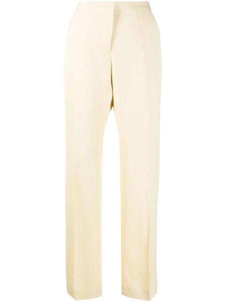  Jil Sander Pressed-crease Tailored Trousers - Yellow 