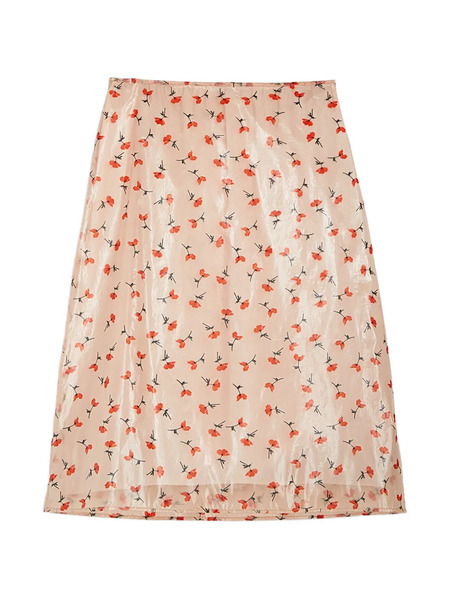  Jil Sander Printed Midi Skirt - Neutrals 