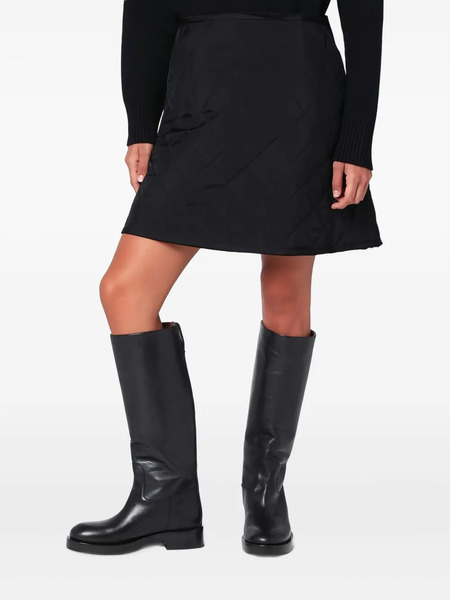  Jil Sander Quilted Mini Skirt - Black 