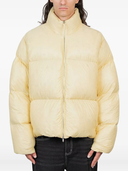 Jil Sander Quilted Puffer Coat - Yellow 