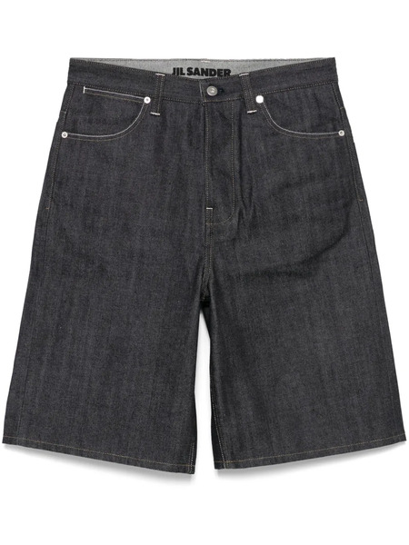  Jil Sander Raw Denim Shorts - Blue 