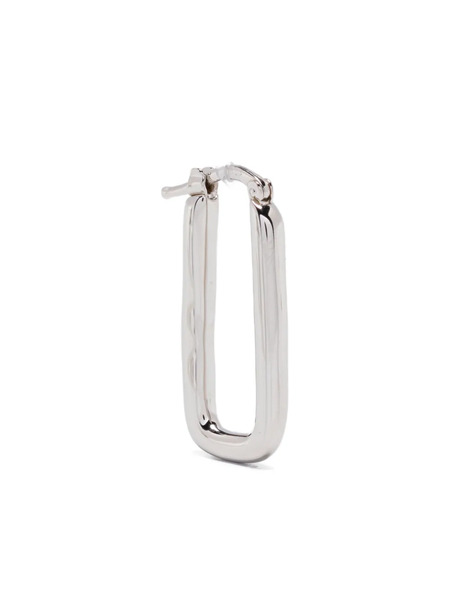  Jil Sander Rectangle-frame Earrings - Silver 