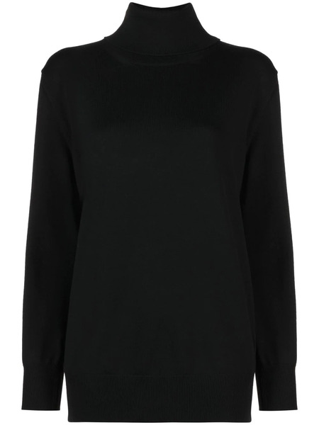  Jil Sander Ribbed-knit Wool Jumper - Black 