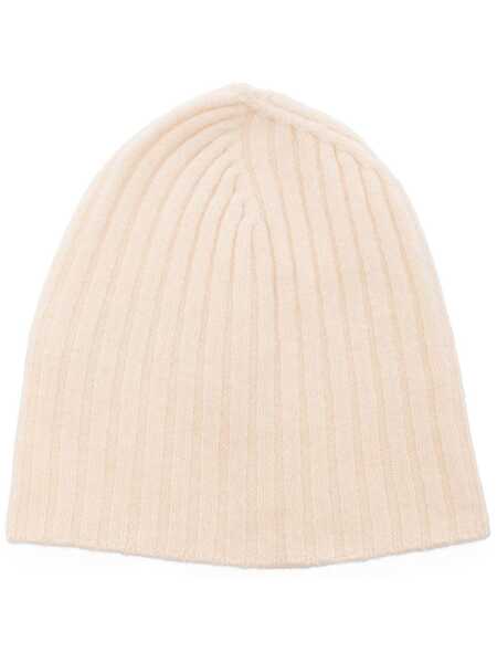  Jil Sander Ribbed Knitted Beanie - Neutrals 