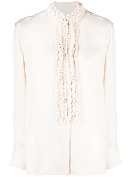  Jil Sander Ruffle-trim Blouse - Neutrals 
