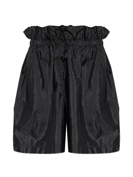  Jil Sander Ruffled Shorts - Black 