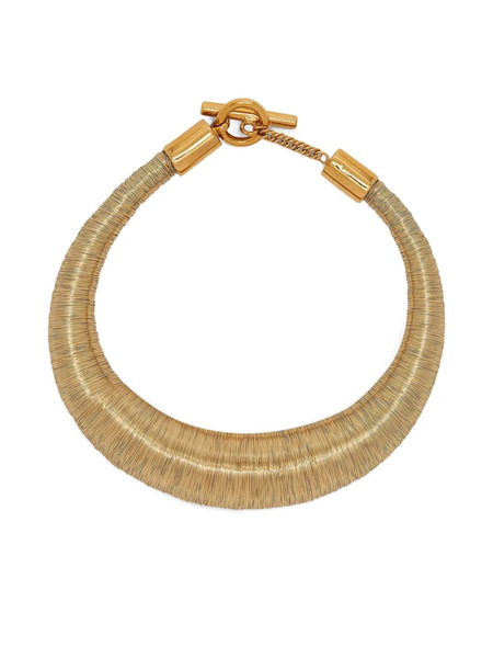  Jil Sander Sculpted Bracelet - Gold 