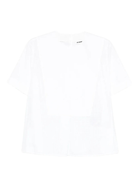  Jil Sander Short-sleeve Blouse - White 