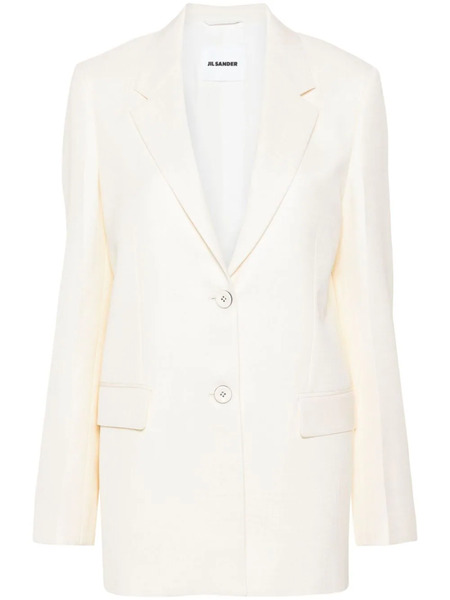  Jil Sander Single-breasted Blazer - Neutrals 