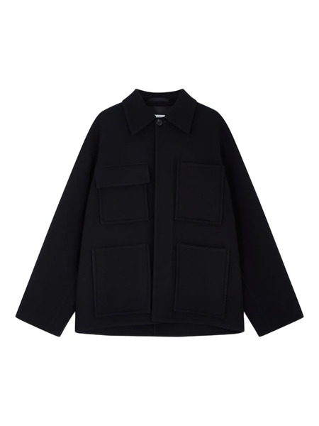  Jil Sander Single-breasted Coat - Blue 