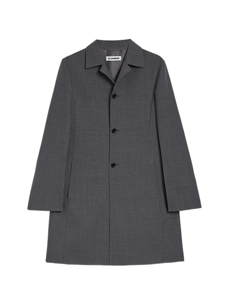  Jil Sander Single-breasted Coat - Grey 