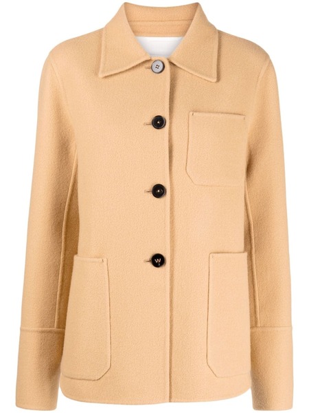  Jil Sander Single-breasted Wool Jacket - Neutrals 