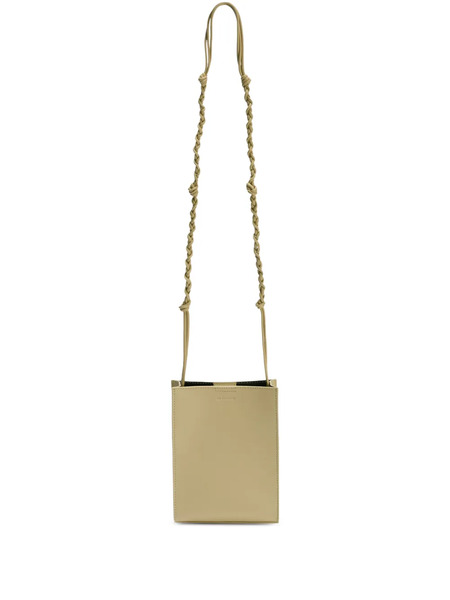 Jil Sander Small Tangle Knotted Strap Embossed Logo Messenger Bag - Neutrals 