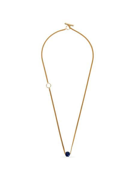  Jil Sander Sphere Necklace - Gold 