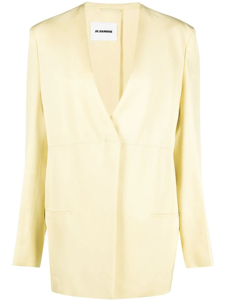  Jil Sander Split-back Blazer - Green 