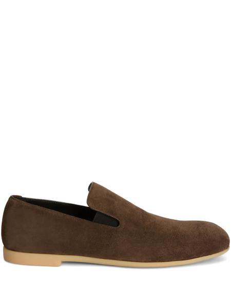  Jil Sander Suede Loafers - Brown 