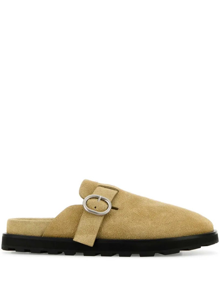  Jil Sander Suede Slippers - Neutrals 