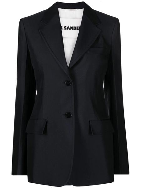  Jil Sander Tailored Single-breasted Blazer - Blue 