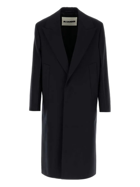  Jil Sander Tailored Single-breasted Coat - Blue 
