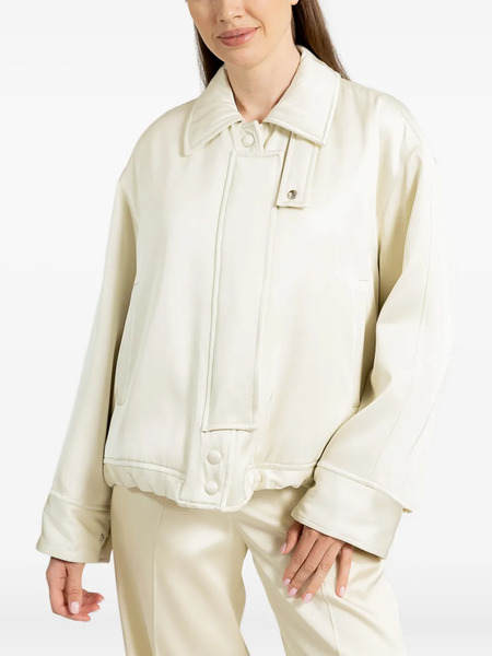  Jil Sander Twill Bomber Jacket - Neutrals 