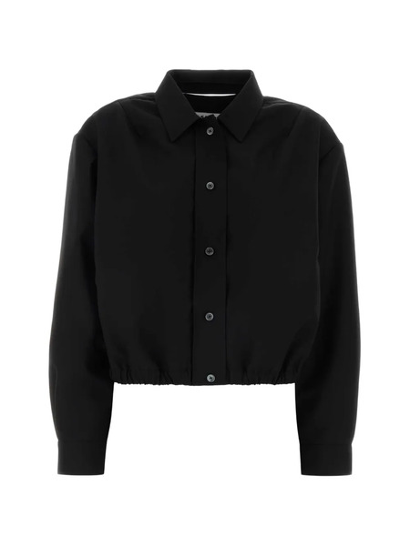 Jil Sander Twill Shirt - Black 