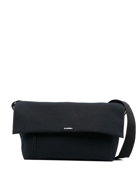  Jil Sander Utility Shoulder Bag - Black 