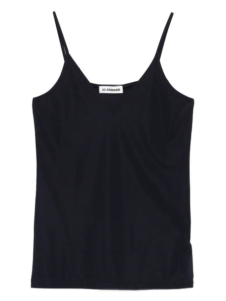  Jil Sander V-neck Spaghetti-strap Top - Black 