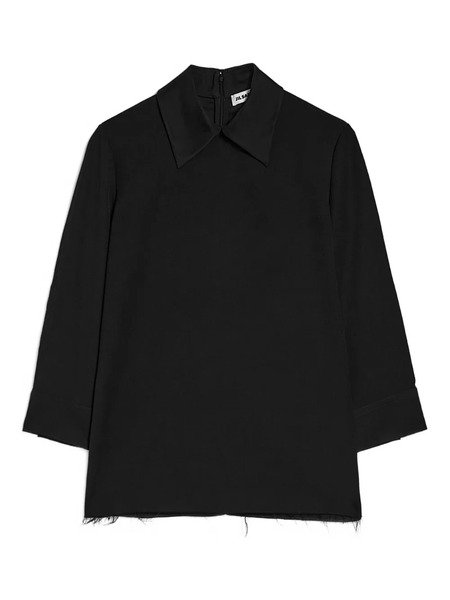  Jil Sander Wool Blouse - Black 