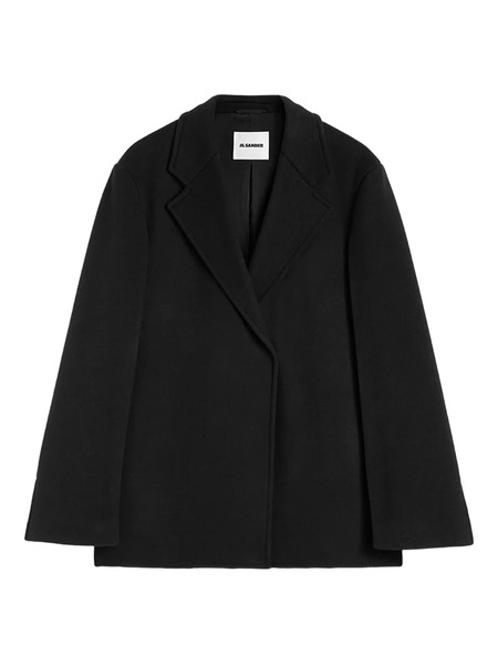  Jil Sander Wool Coat - Black 