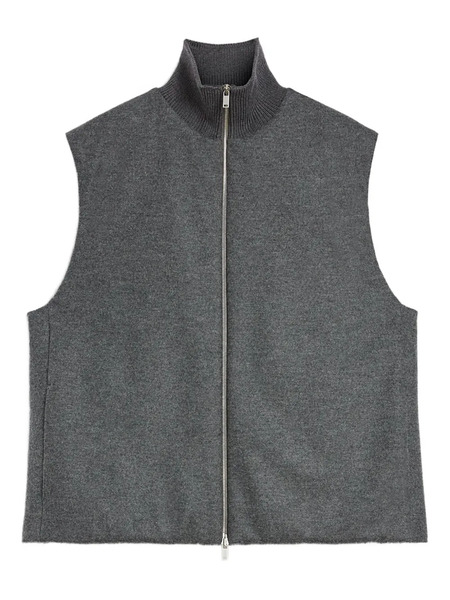  Jil Sander Wool Gilet - Grey 