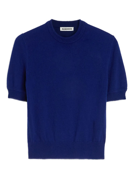  Jil Sander Wool Knitted T-shirt - Blue 