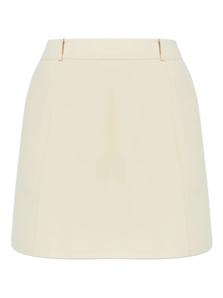  Jil Sander Wool Mini Skirt - Neutrals 
