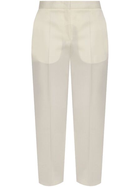  Jil Sander Wool Tailored Trousers - Neutrals 
