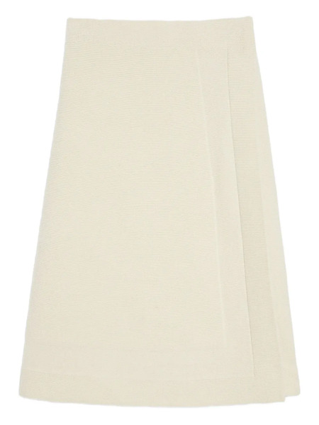 Jil Sander Wrap Midi Skirt - Neutrals 