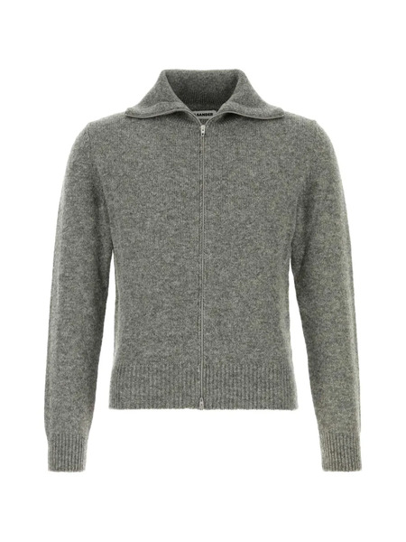  Jil Sander Zip Cardigan - Grey 