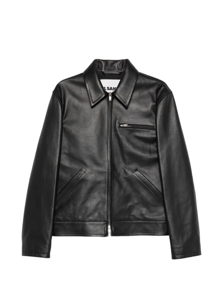  Jil Sander Zip-up Jacket - Black 