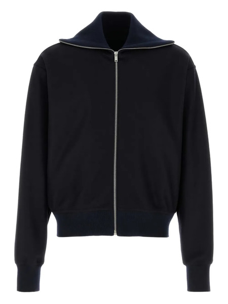  Jil Sander Zip-up Wool Cardigan - Black 