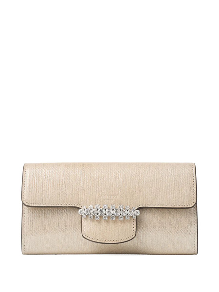  Jimmy Choo Bing Chain Wallet - Neutrals 